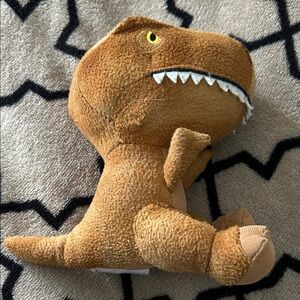 Jurassic Park World Dominion T-Rex 6” Dino Plush “the exhibition” Preowned brown